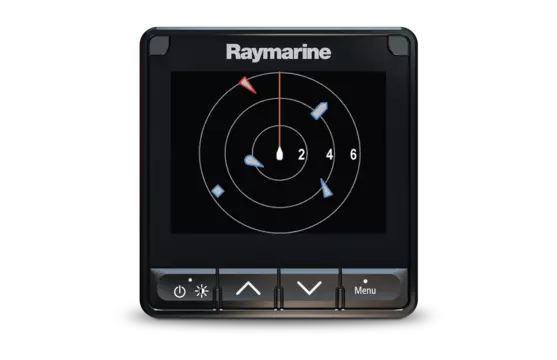 Raymarine i70s system med kablet vind- og DST-transducer – officielt Raymarine-produktbillede