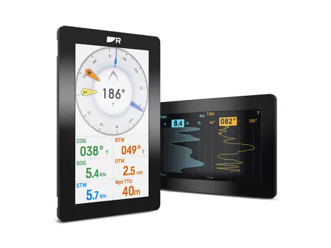 Raymarine Alpha 7″ performancedisplay – officielt Raymarine-produktbillede