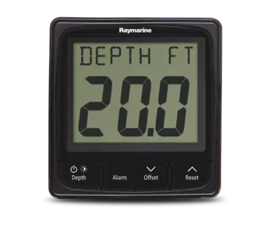 Raymarine i50 Depth instrumentdisplay – officielt Raymarine-produktbillede