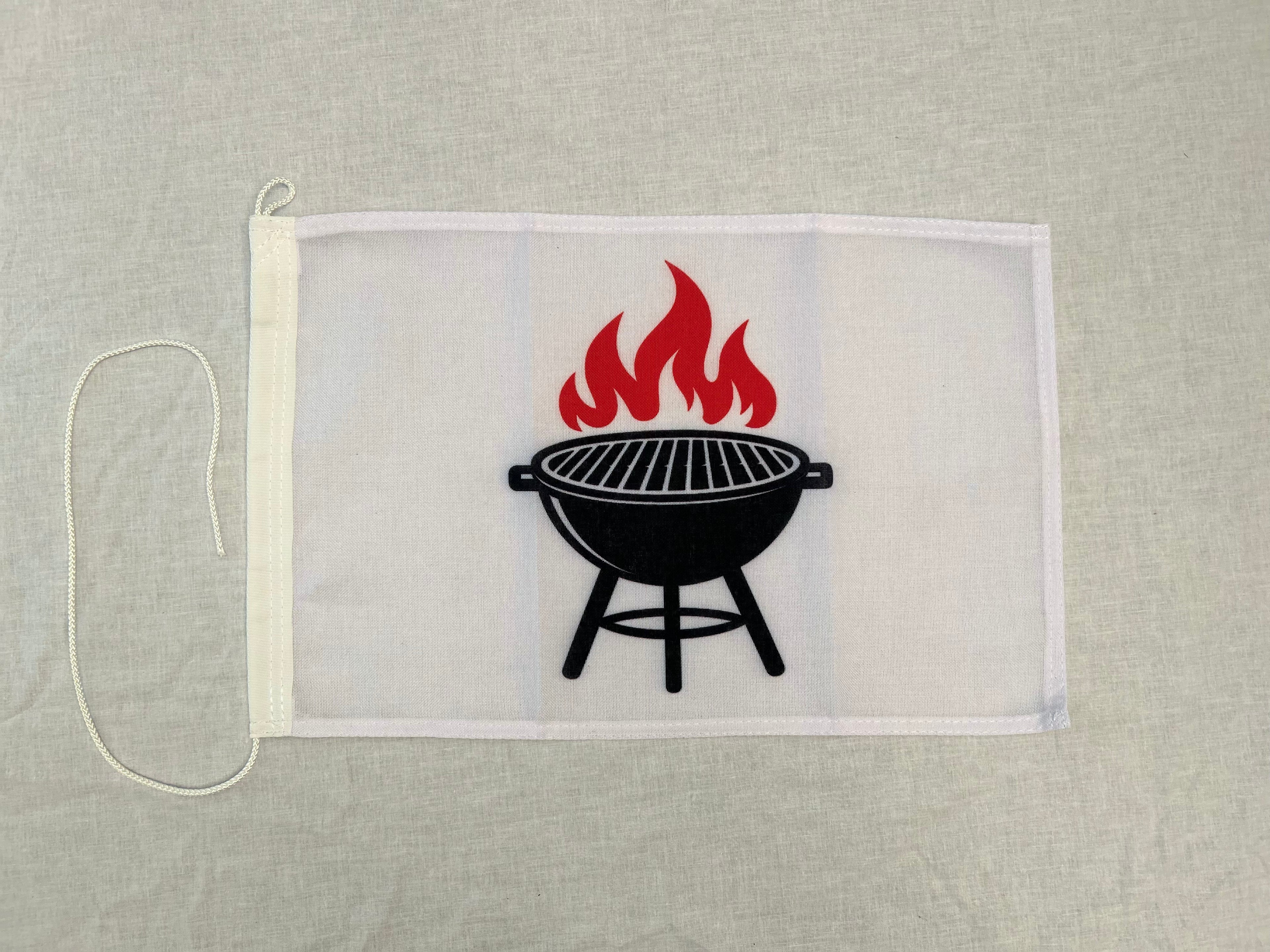 Grill Flag – Signal that the grill is on (Danish produced)