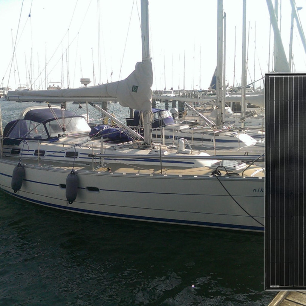 Båd solanlæg 1000Wh 260Wp med MPPT og Bluetooth