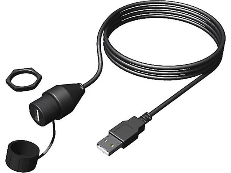 Fusion MS-CBUSBFM1 USB-kabel til panelmontering med beskyttelseshætte