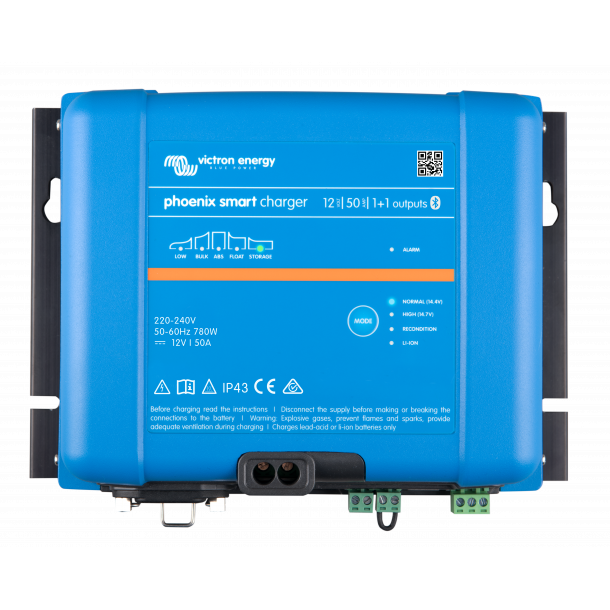 Phoenix Smart IP43 Charger 12/50 (1+1) 120/240V