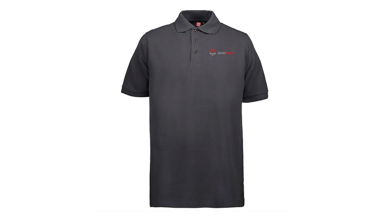 AUTOTERM Polo shirt with logo – charcoal, 2XL