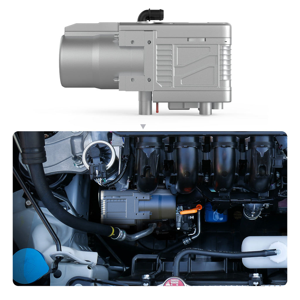 Sunster A2301 5 kW vandbåret diesel-/benzinvarmer – 12 V
