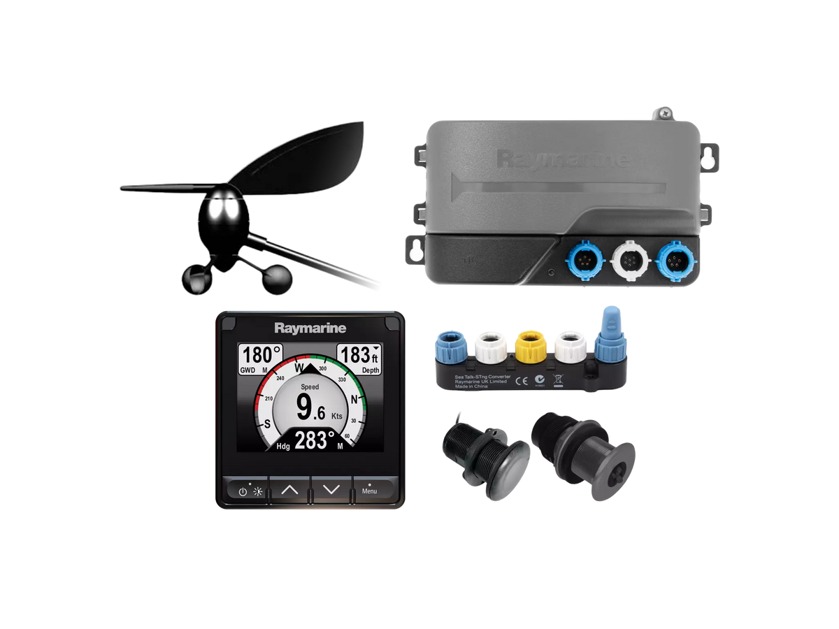 Raymarine i70s Depth-, Speed- og Wind-pakke