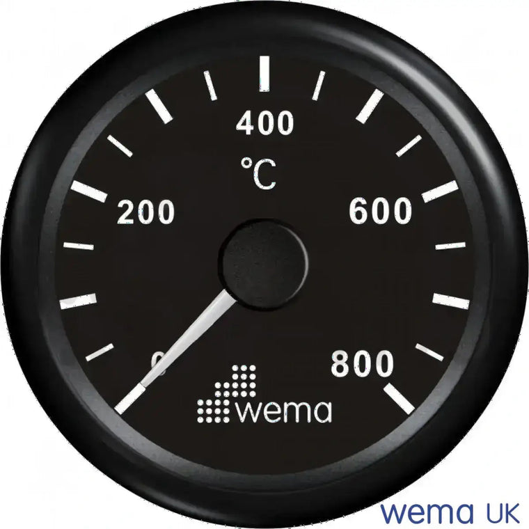 Wema Udstødningstemp. Instrument Sort