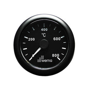 Wema Udstødningstemp. Instrument Sort