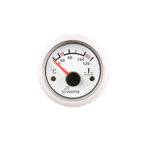 Wema Vandtemp. instrument Hvidt