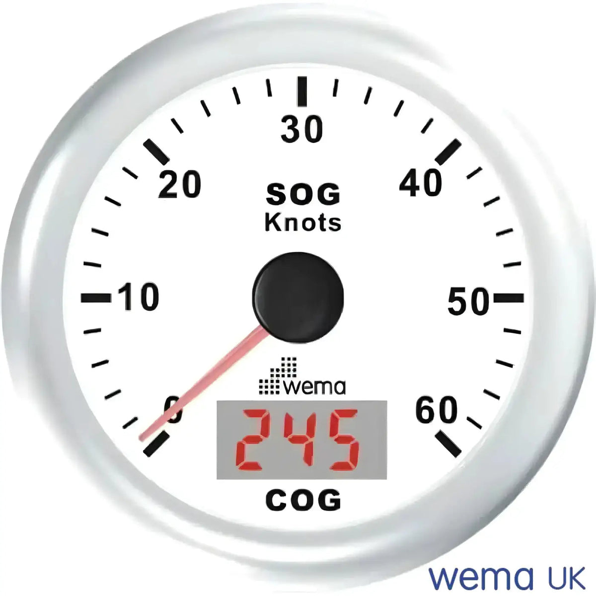 Wema Spedometer 60 kn Hvidt