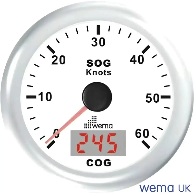 Wema Spedometer 60 kn Hvidt