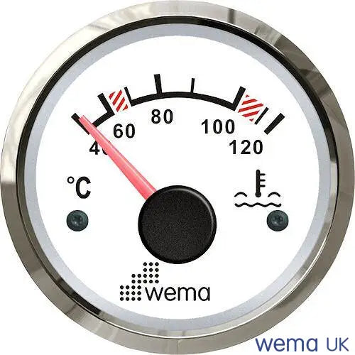 Wema Vandtemp. instrument Hvidt RF