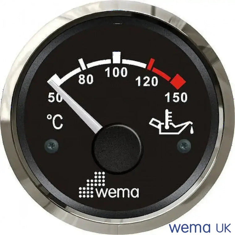 Wema Olietemp. instrument Sort RF