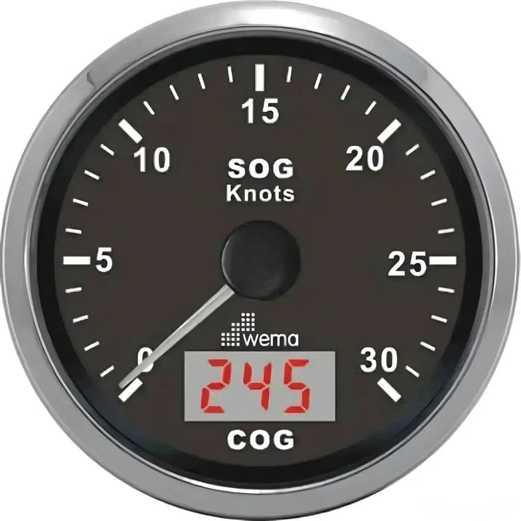 Wema Spedometer 30 kn Sort RF