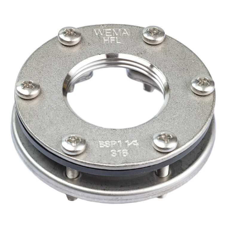 Wema Stainless steel flange for S3 – S3H HFL