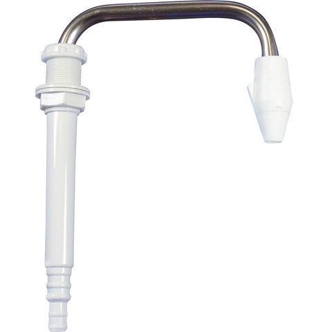 Whale FT1160 Telescopic faucet with on/off switch, white.