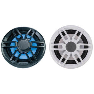 Fusion 10 XS Subwoofer LED Sports Gråt & Hvid