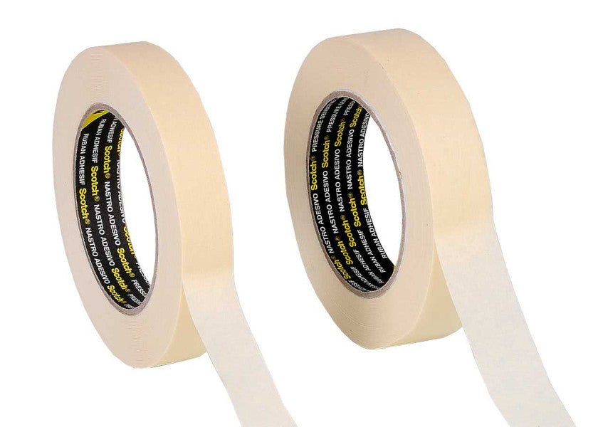 Masking tape TOP TAPE – beige, 18 mm, 24 mm x 50 m