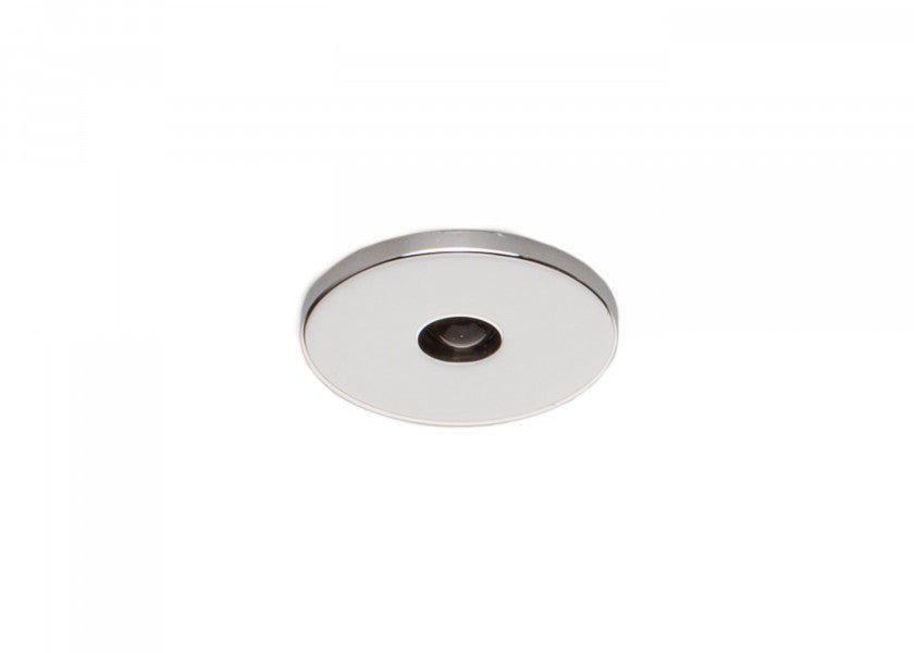 APUS R Integrated LED spotlight – brass, chrome-plated