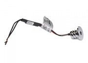 APUS R Integrated LED spotlight – brass, chrome-plated
