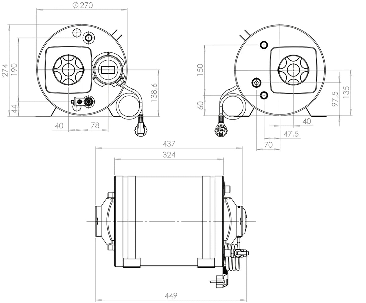AUTOTERM combiBOIL 9 L – Effektiv varmtvandsbeholder til RV, båd & camper - SejlStrøm