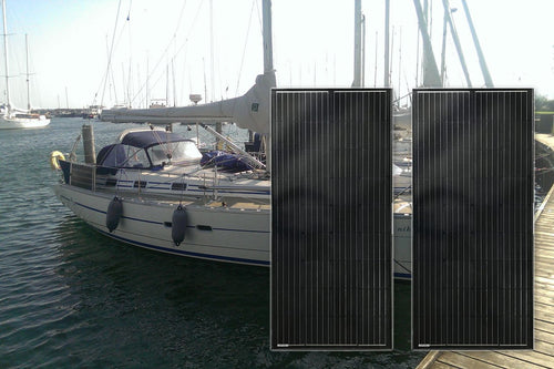 Båd Solanlæg 1600Wh – 2×200W MPPT med Bluetooth - SejlStrøm