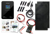 Båd Solanlæg 1600Wh – 2×200W MPPT med Bluetooth - SejlStrøm