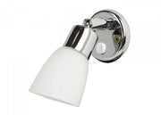 BATSYSTEM FRILIGHT Interior Lamp, chrome-plated – white glass shade