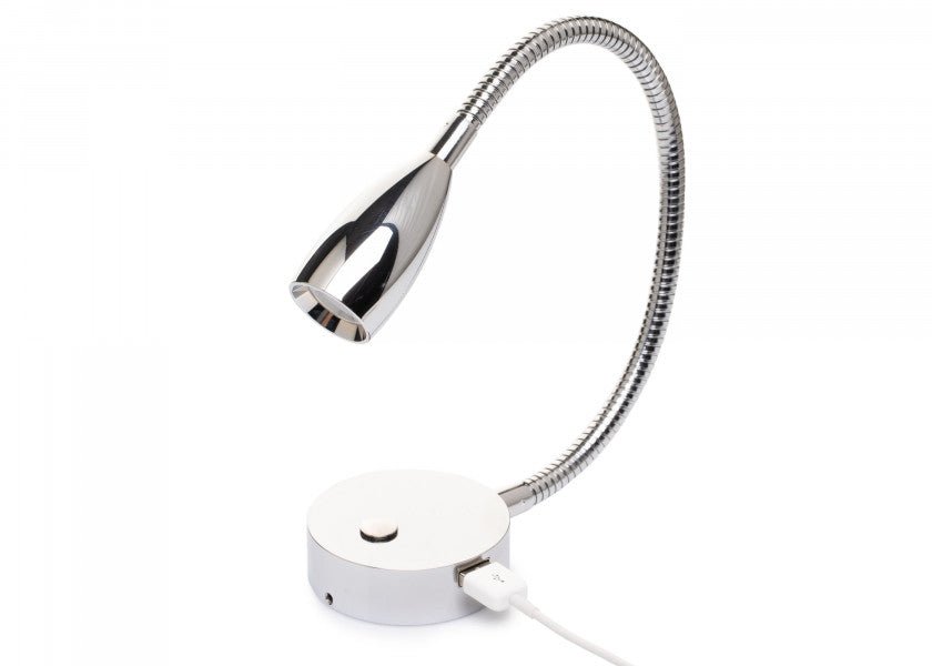 BATSYSTEM LED reading light LEIA LX1 USB - with flexible arm