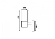 BATSYSTEM LED Wall Light LEIA LW1 USB