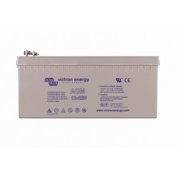 Battery - 12V/265Ah Gel Deep Cycle Batt. - SejlStrøm