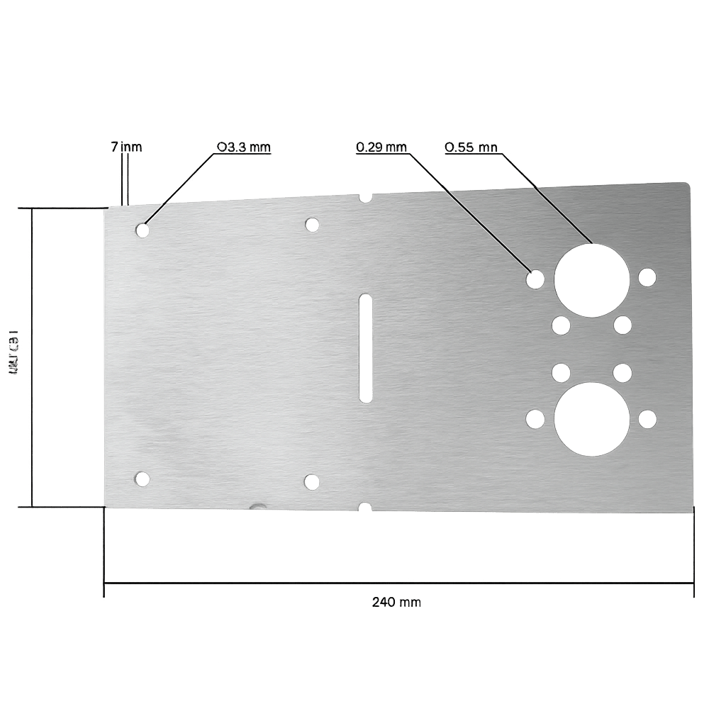 Bøjelig monteringsbeslag 2 mm - SejlStrøm