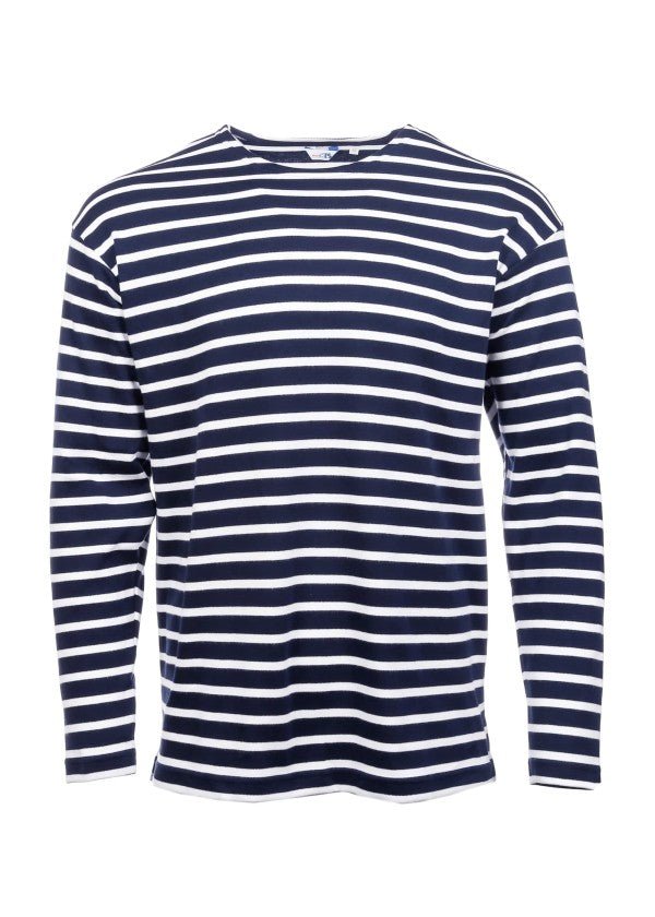 Bretonsk herreskjorte / blå - hvid - SejlStrøm