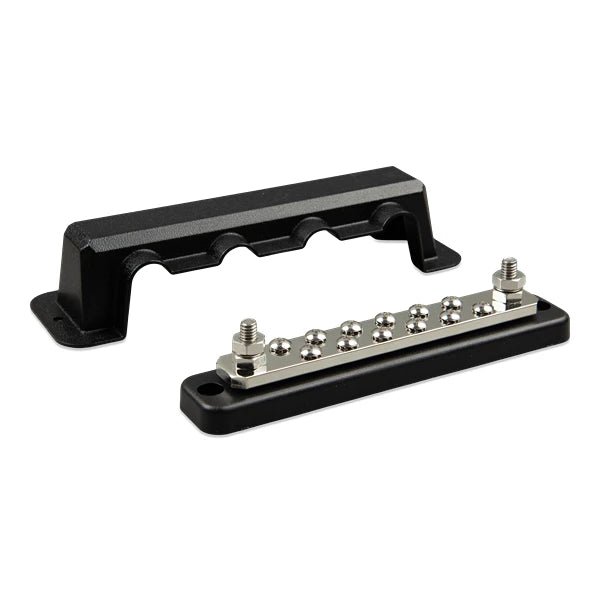 Busbar 250A 2P with 12 screws and cover