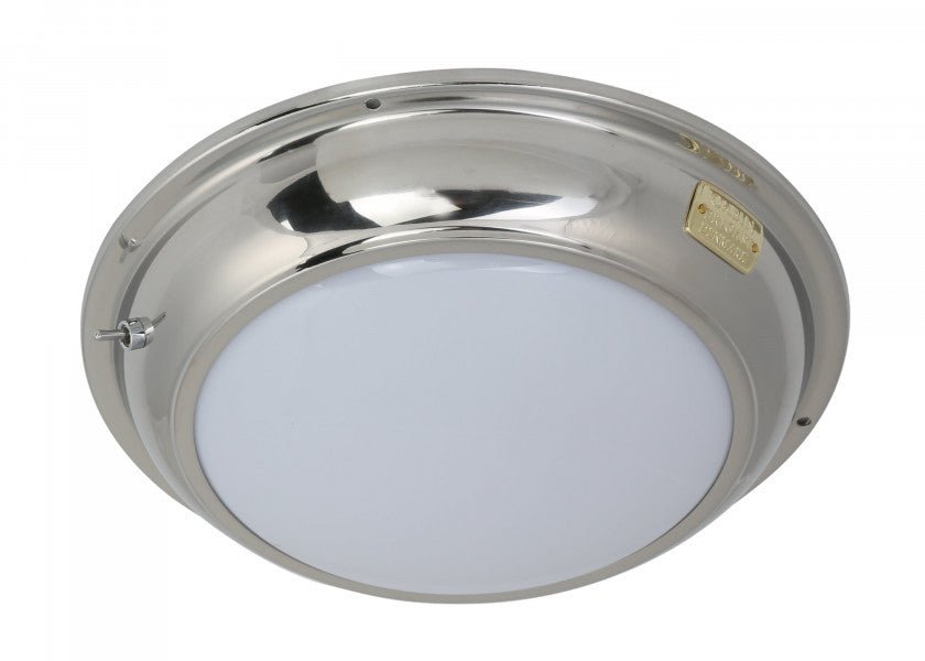 CABIN LED ceiling lamp MIA – stainless steel, with switch
