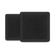 Fusion FM seriens marinehøjttalere, 7,7" 200 W firkantet, sort, planmonteret… – produktbillede 1