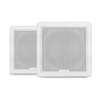 Fusion FM seriens marinehøjttalere, 7,7" 200 W firkantet, hvid, planmonteret… – produktbillede 1
