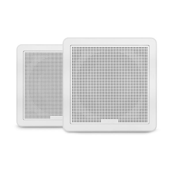 Fusion FM seriens marinehøjttalere, 7,7" 200 W firkantet, hvid, planmonteret… – produktbillede 1
