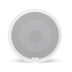 Fusion FM seriens marinesubwoofere, 10" 400 W rund, hvid, planmonteret marinesubwoofer – produktbillede 1