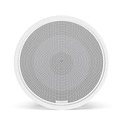 Fusion FM seriens marinesubwoofere, 10" 400 W rund, hvid, planmonteret marinesubwoofer – produktbillede 1