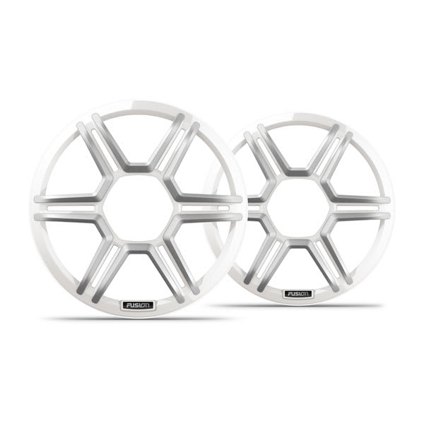 Fusion Apollo Højttalergitre, 7,7" Sports White højttalergitre (par) – produktbillede 1