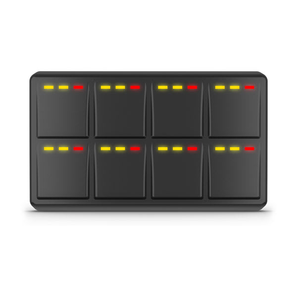 Garmin EmpirBus™ SP8 & SP12 kontakter, SP8, vandret – officielt Garmin produktbillede