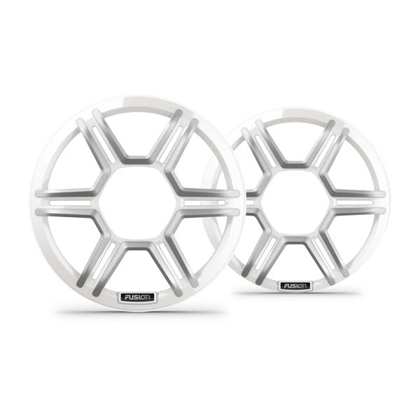 Fusion Apollo Højttalergitre, 6,5" Sports White højttalergitre (par) – produktbillede 1