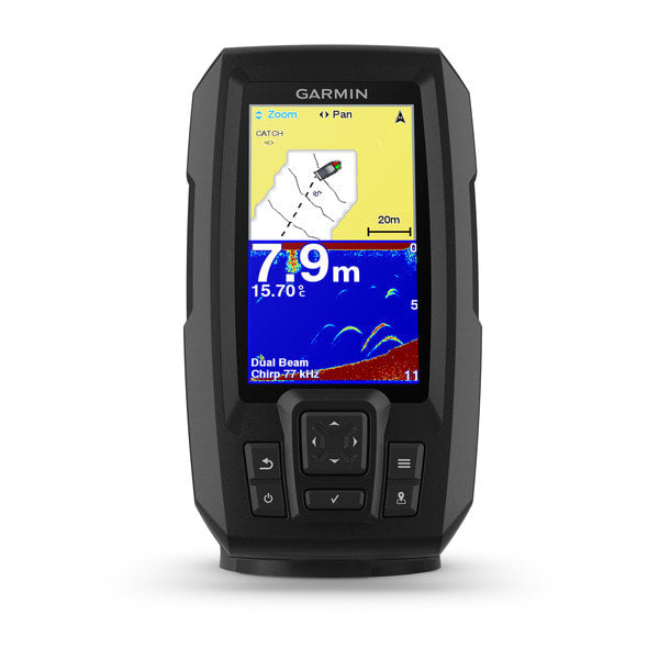 Garmin Fishfinder STRIKER Plus 4 inkl. transducer – officielt Garmin produktbillede