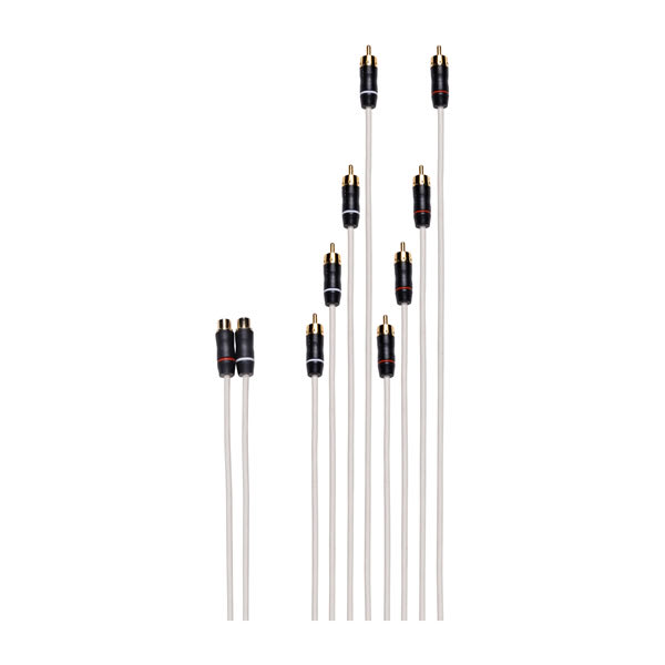 Fusion Performance RCA kabler, RCA fordelerkabel 2,1 fod (0,6 m) dobbelt hun til… – produktbillede 1