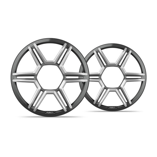 Fusion Apollo Højttalergitre, 8,8" Sports Grey højttalergitre (par) – produktbillede 1