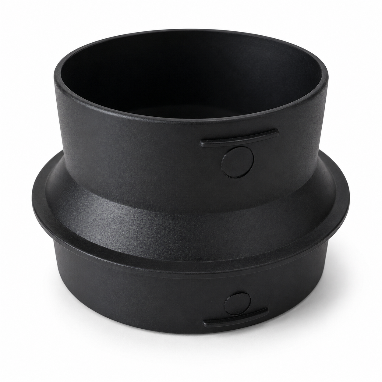 Reducer 90–75 mm til varmluftsslange – dieselvarmer