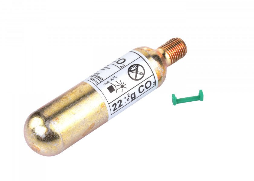 CO₂ - erstatningspatron / 22 g / gevind / SECU 301SM - SejlStrøm