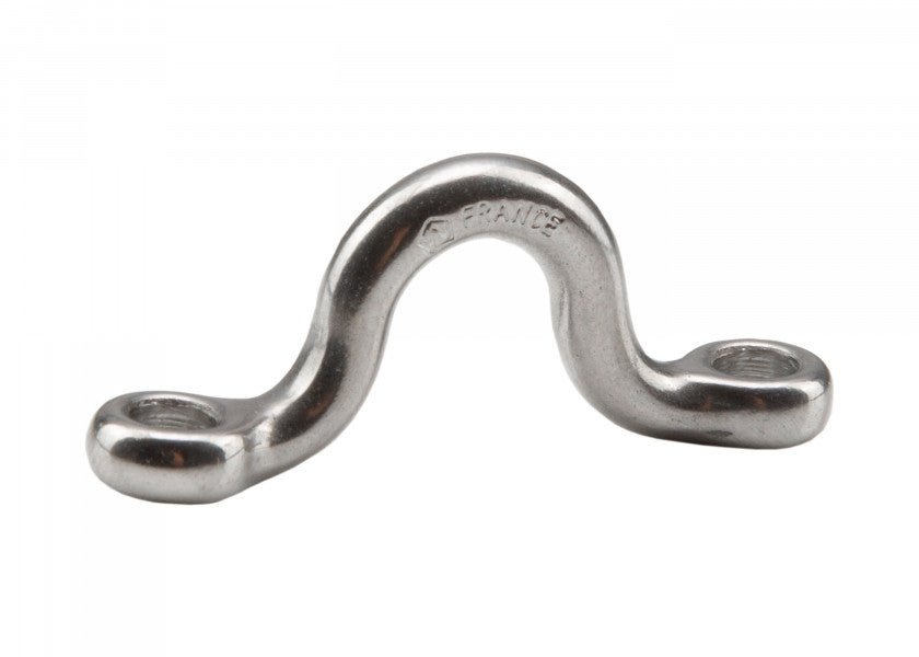 Stainless steel eye plate with round body