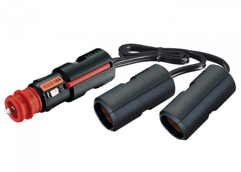 Dobbelt stik til cigarettænderstik - SejlStrøm